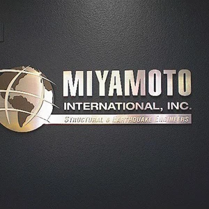 Miyamoto International, Inc. Dimensional Lettering