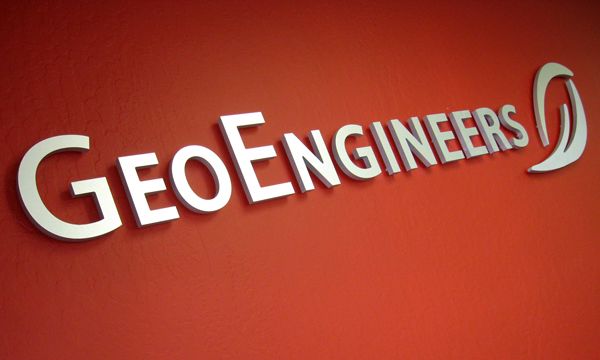 GeoEngineers Dimensional Lettering