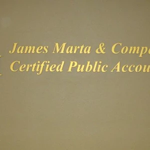 James Marta & Company Dimensional Lettering