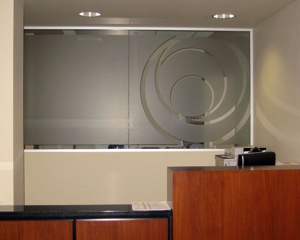 GEI Consultants Dusted Crystal Window Graphic