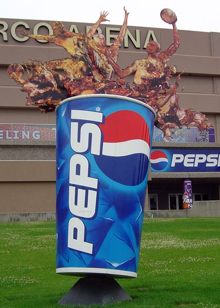Custom Pepsi Graphic for Arco Arena