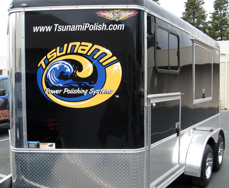Tsunami Polish Trailer Graphic