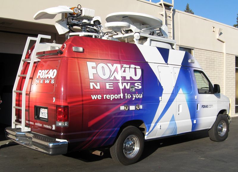 Fox 40 News Van Full-Wrap