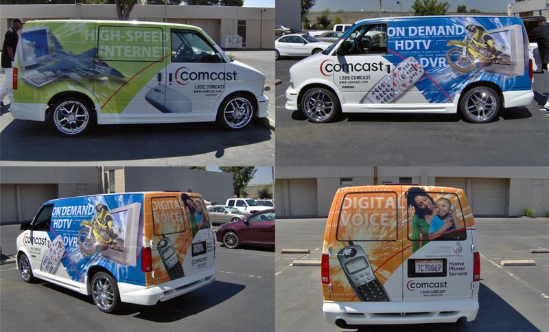 Comcast Service Van Full-Wrap