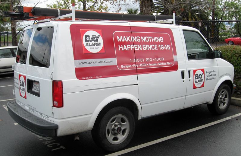 Bay Alarm Service Van Graphics