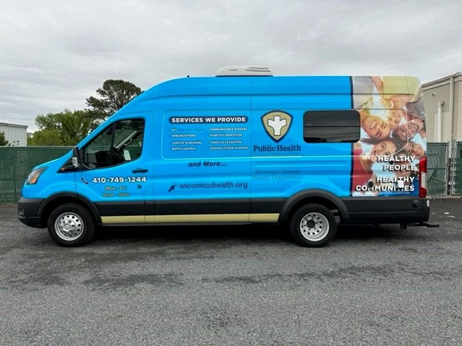 Vehicle Wrap for Wicomico County Health Department