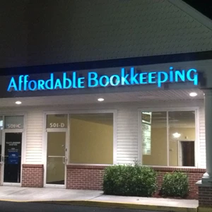 Affordable Bookkeeping Lighted Channel Letters