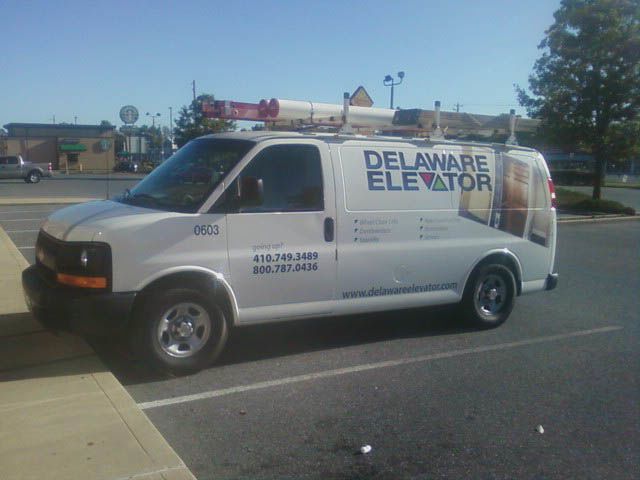 Delaware Elevator Full Color Van Graphics