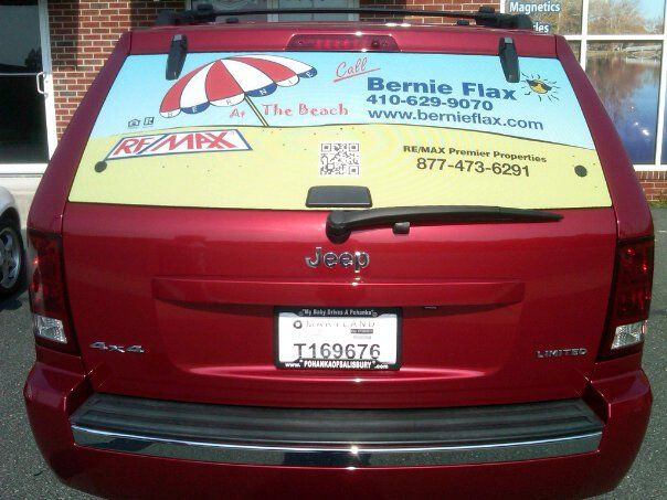 Remax Full Color Vehicle Window Perf