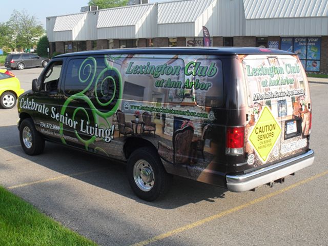 Lexington Club Van Wrap