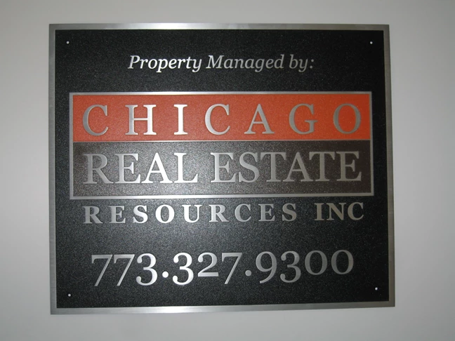 Real Estate Plaque Customer Painted.
