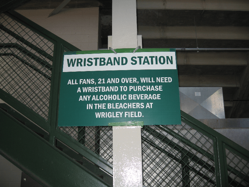 White Vinyl on Green Corrugated Plastic