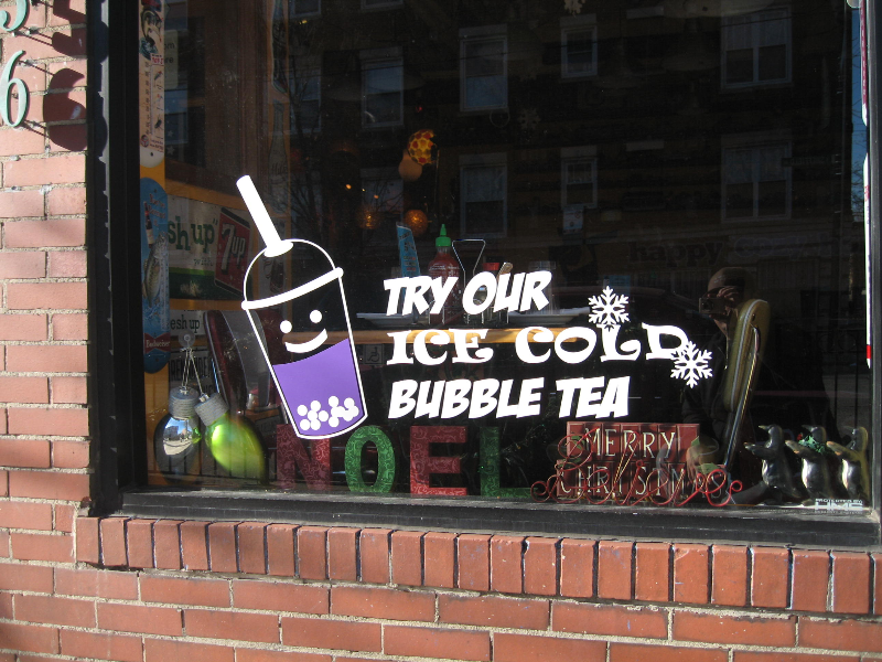 Vinyl Lettering on glass