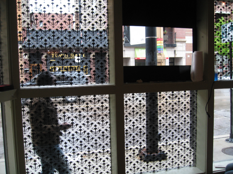 Vinyl Lettering on glass