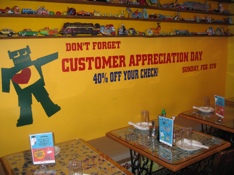 Vinyl Lettering put on a wall