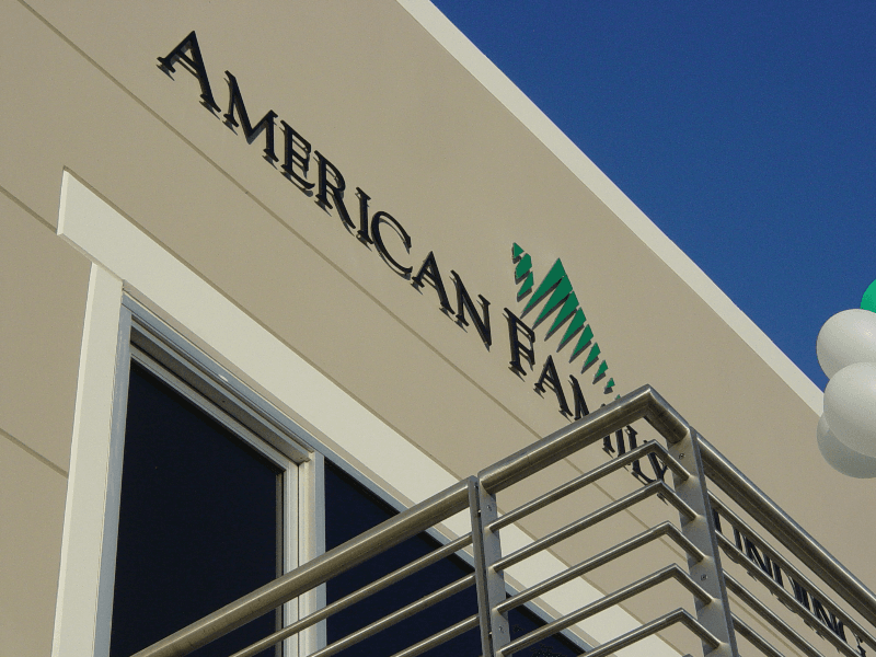 Exterior Non-Illuminated - American Family Funding