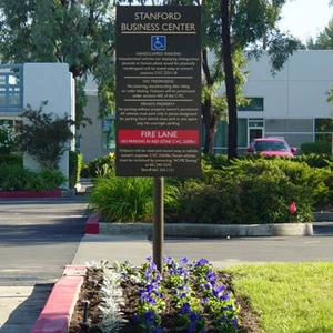Business Center Entrance Sign