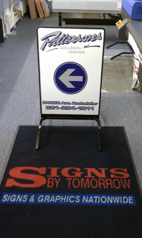 Wind Sign - Patterson's Collision Center