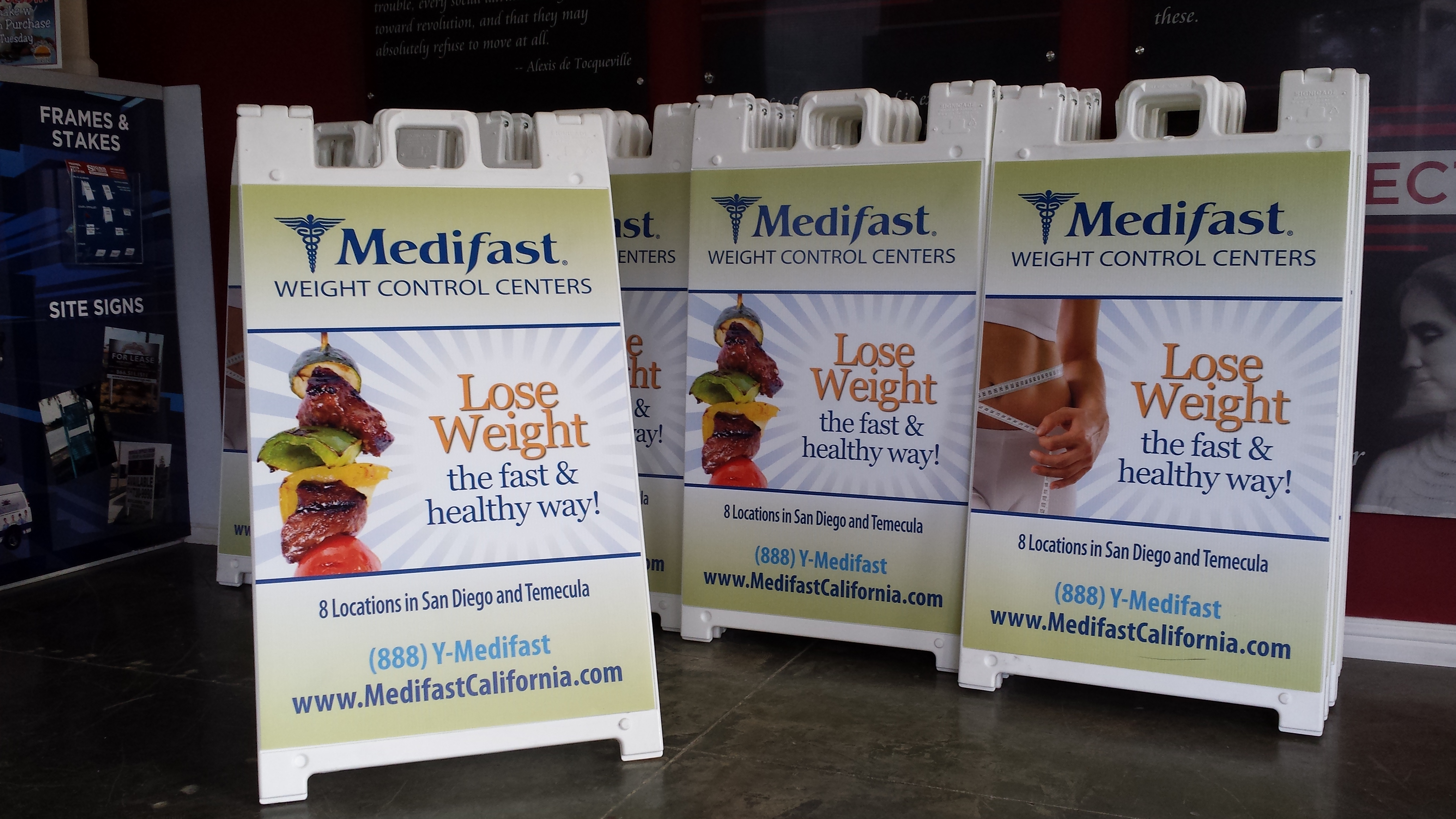 Custom AFrame Signs Signs by Tomorrow Temecula Valley