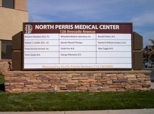 Illuminated Medical Center Directory