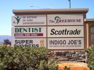 Illuminated Retail Monument