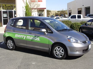 Merry Maids Vehicle