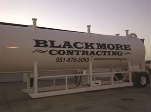 Blackmore Contracting Vinyl Lettering