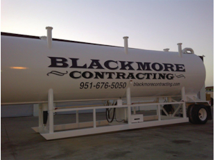 Blackmore Contracting Vinyl Lettering