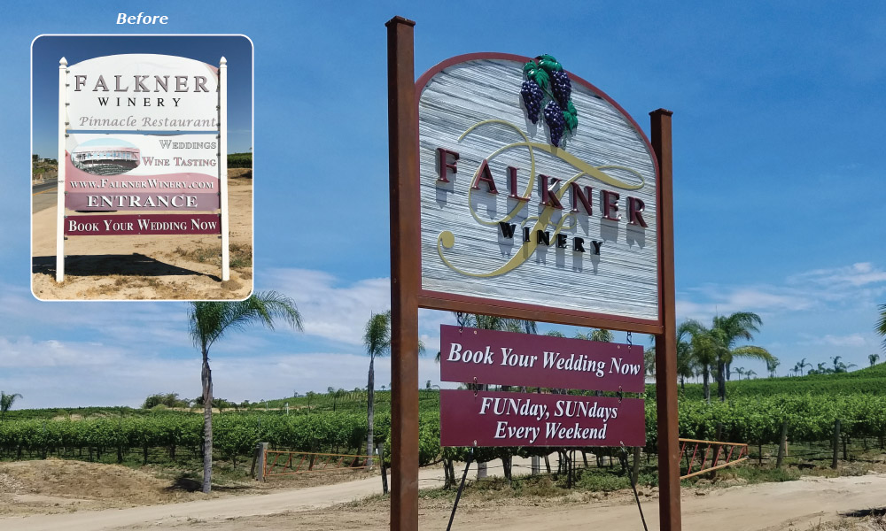 B&A Falkner Winery Monument
