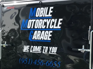 Vehicle Lettering Graphics Mobile Motorcycle Garage Murrieta