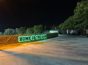 Halo Illuminated Stadium Signage | Murrieta Mesa High School