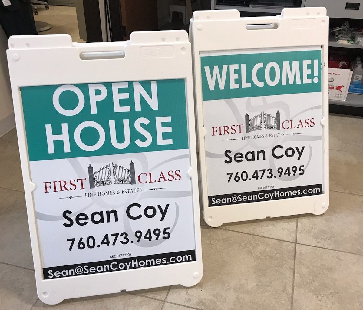 Custom AFrame Signs Signs by Tomorrow Temecula Valley
