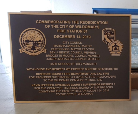 Cast & Engraved Plaques