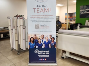 Banner Stands | Healthcare | Murrieta, CA | Vinyl