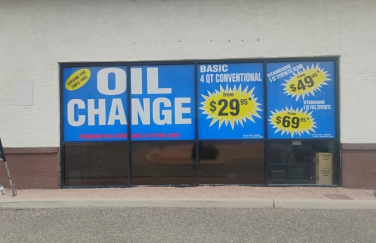 Window Decals and Graphics- Perforated window vinyl