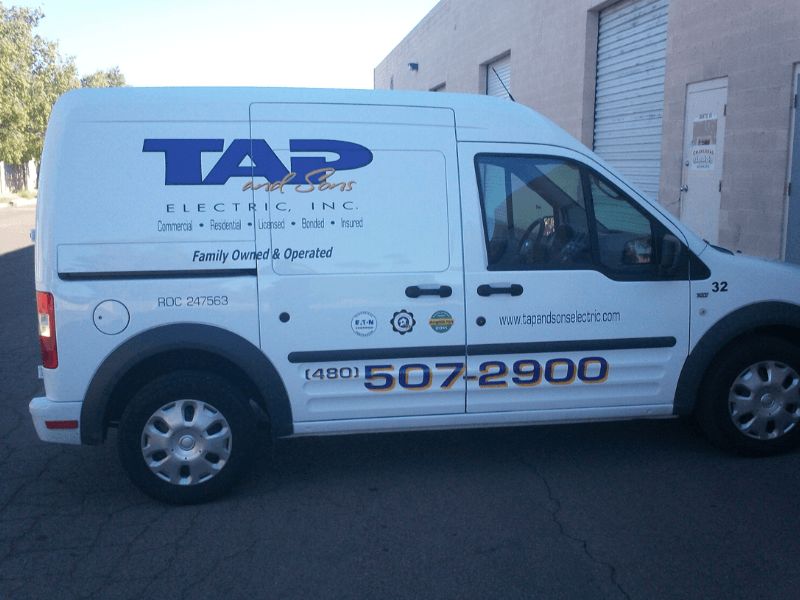 Vehicle lettering ford transit van