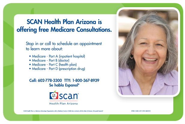 Cling sheet sample for Scan Health Plan