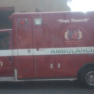 Ambulance in reflective vinyl