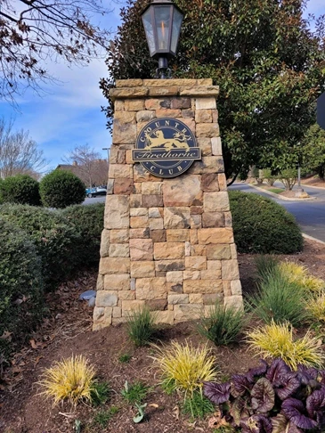 What a beautiful entrance to Firethorne County Club!  These plaques can be used in so many ways!