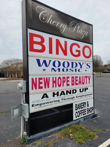 Who doesnt love a good game of Bingo?!  When moving into a new space, dont forget the monument sign!