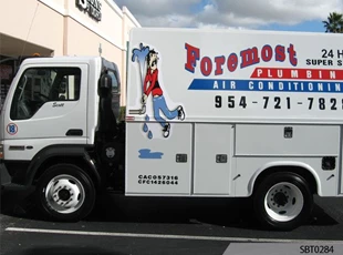 Plumber Vehicle Graphics & Lettering