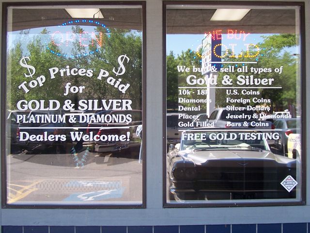 Basic window lettering can still be bold and is a great way to communicate to customers