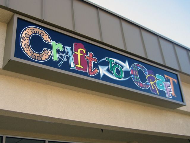 Full color translucent vinyl on lighted signs for great affect during the day and at night
