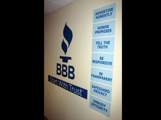 Business logos and graphics can be applied directly to your wall