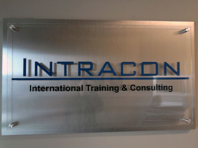 Dimensional Lettering mounted to acrylic give a modern effect