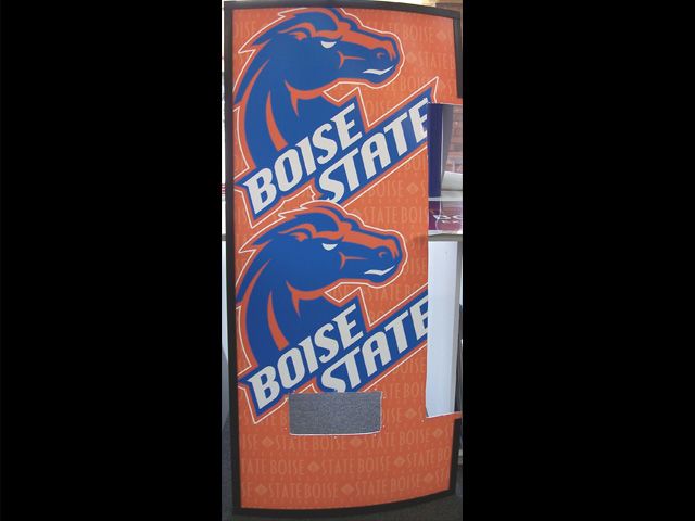 This customer wanted custom translucent vinyl for a vending machine cover