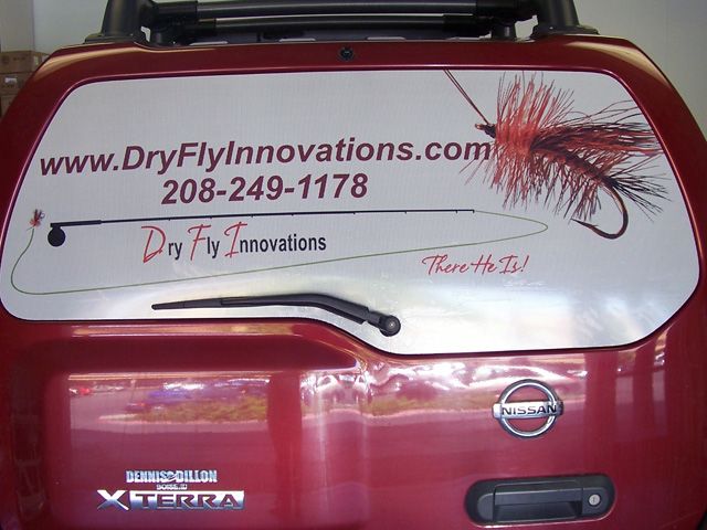 Window perf is perfect for these detailed images and logo