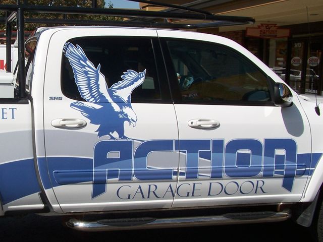 Designs that carry from the body of the car onto the windows make a bold statement