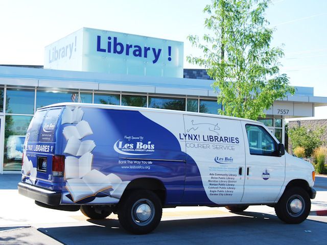 A partial vehicle wrap with a unique design makes a bold statement