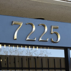 Address numbers for building